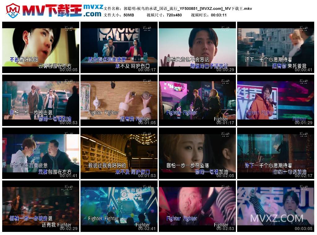 郭聪明-候鸟的承诺_国语_流行_YF500851